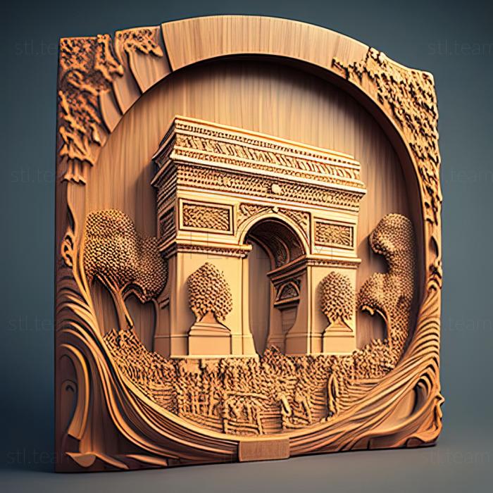 3D model ParisFrance (STL)